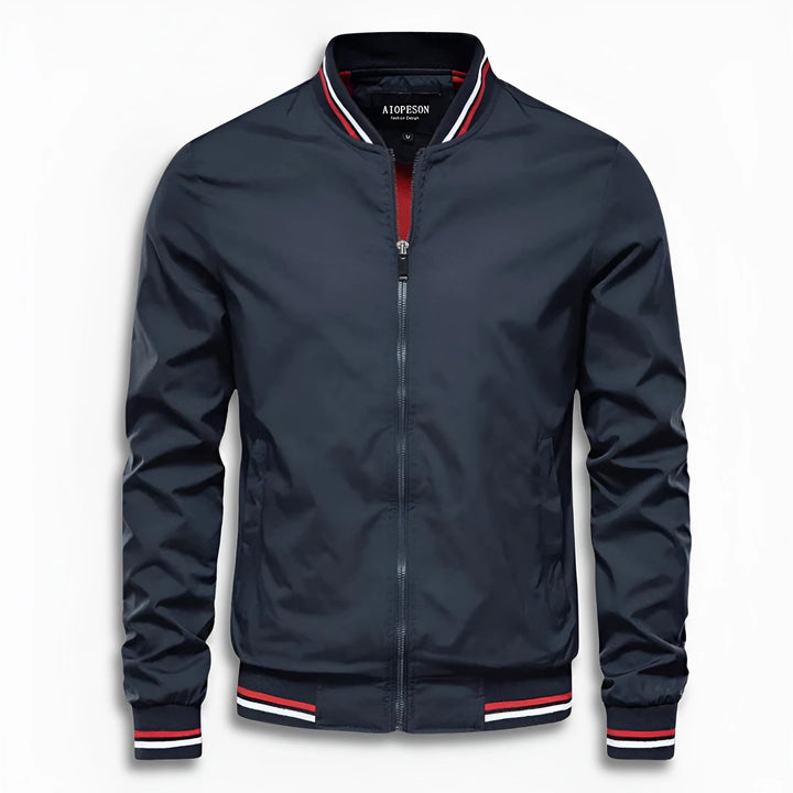 Men's Casual Transition Jacket with Water-Repellent Surface & Stand-Up Collar Lune London