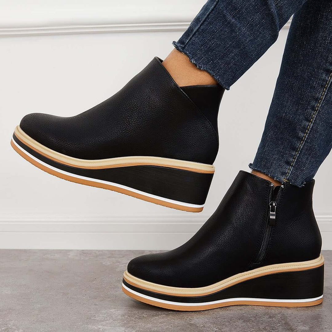 Lune London | Ankle Boot with Side Zipper