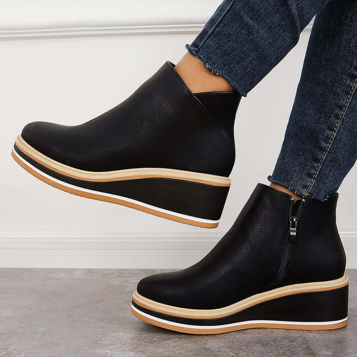 Lune London | Ankle Boot with Side Zipper