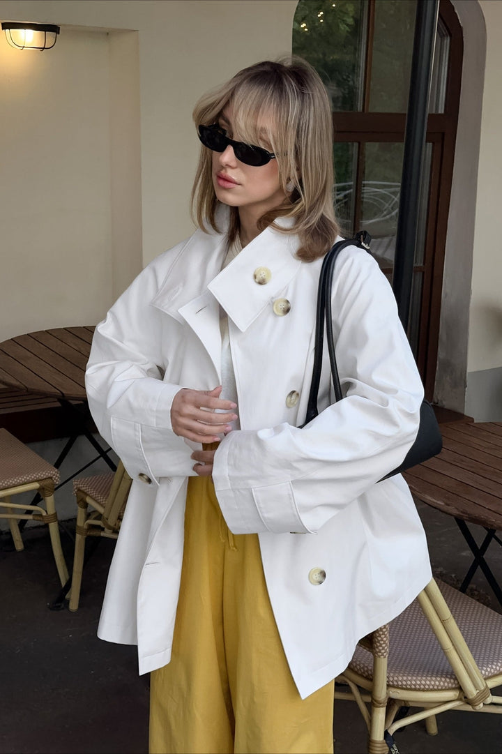 Lune London | White Trench Coat