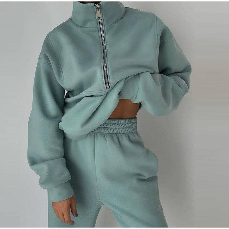 Lune London | Sweatshirt Und Hose Für Damenbekleidung Mit Reißverschlussverschluss