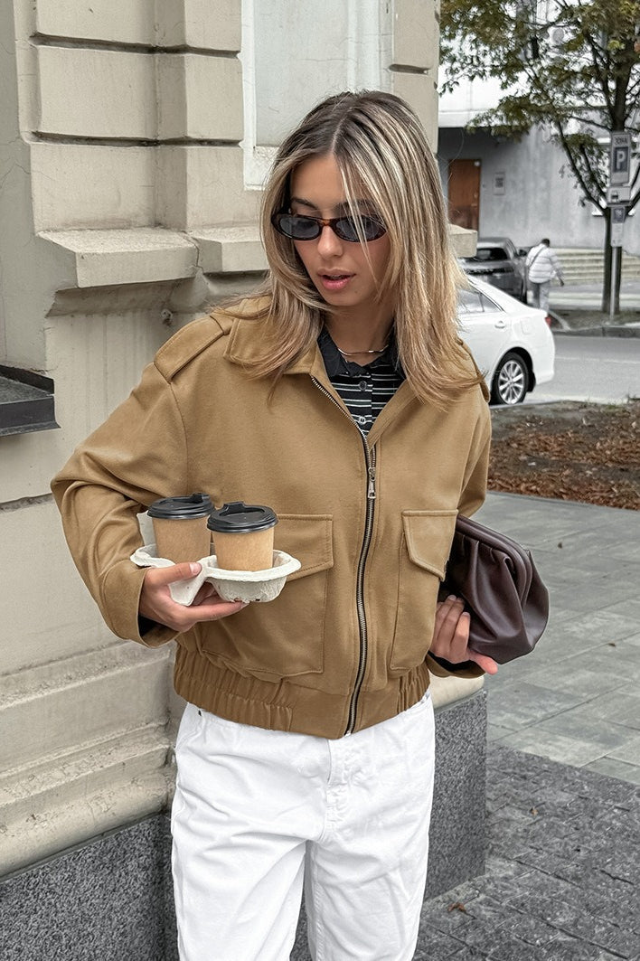 Lune London | Fit Brown Suede Jacket