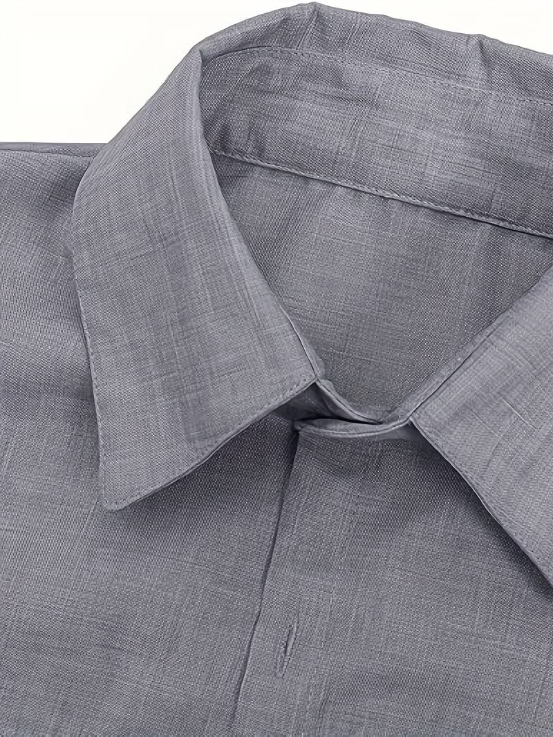 Chic und Stil | Classic Casual Short Sleeve Shirt with Buttons for Men