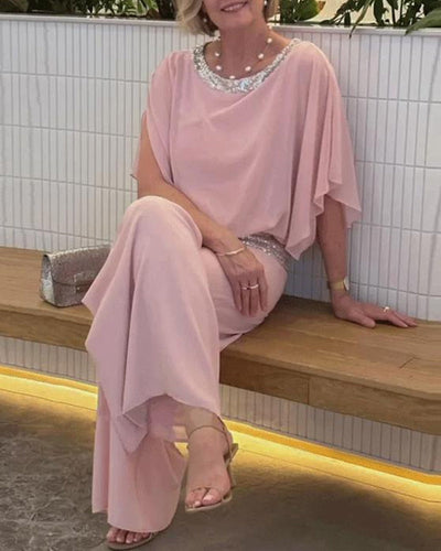 Lune London | Shimmering Stylish Sequin Jumpsuit