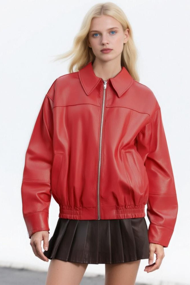 Lune London | Leather Casual Blazer