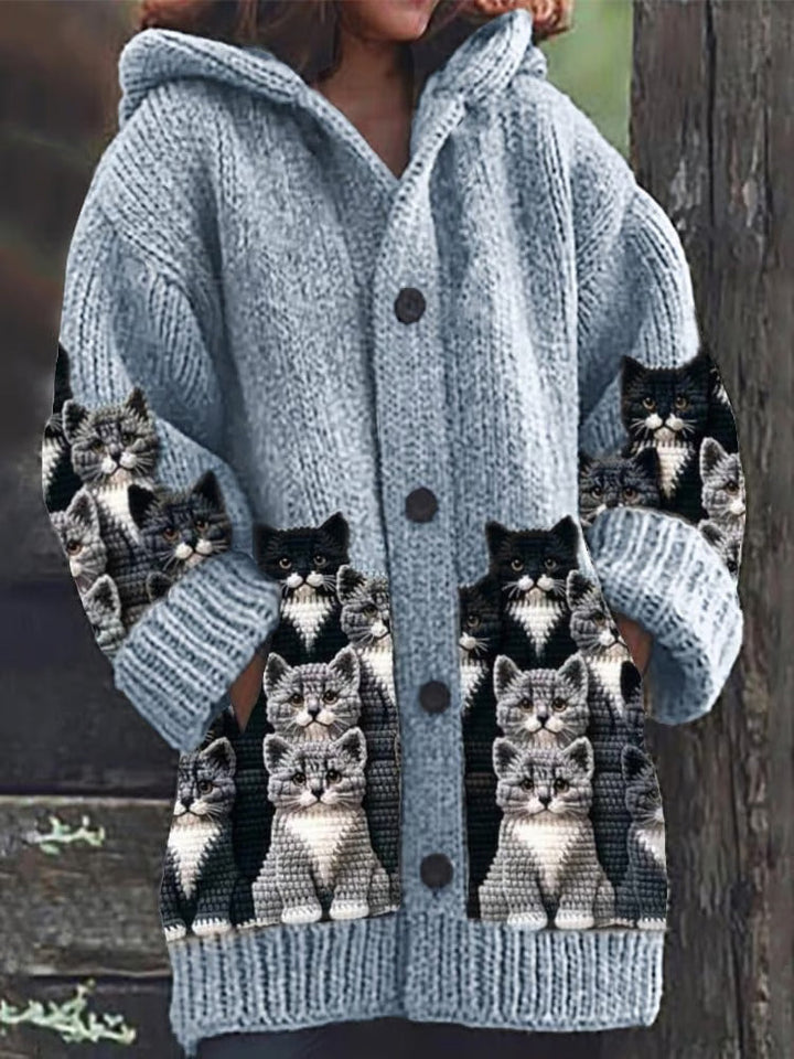 Lune London | Surreal Cat Cardigan
