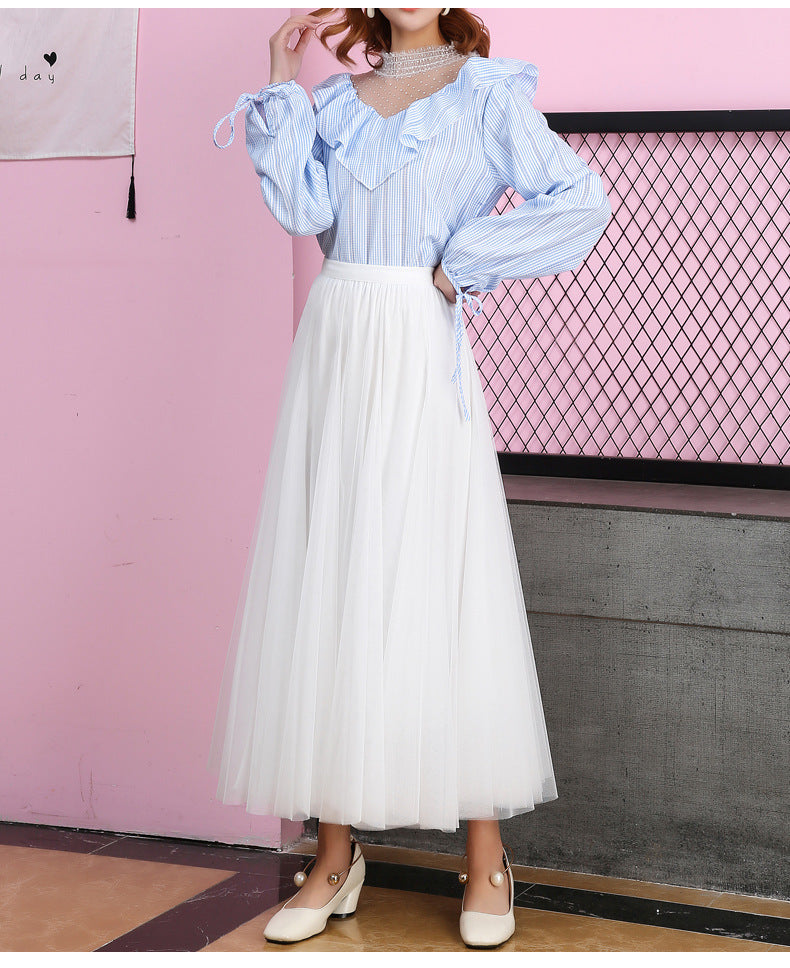 Lune London | Longer Softer Tulle Skirt with High Waist and Slim Fit
