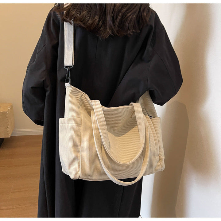 Lune London | Student Tote Cord Bag