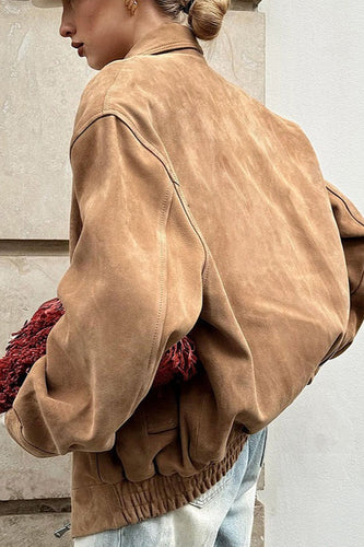 Lune London | Faux Suede Collar Jacket