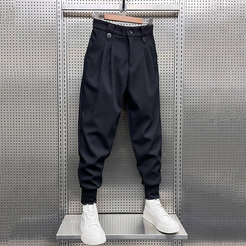 Lune London | Black Pleated Harem Pants