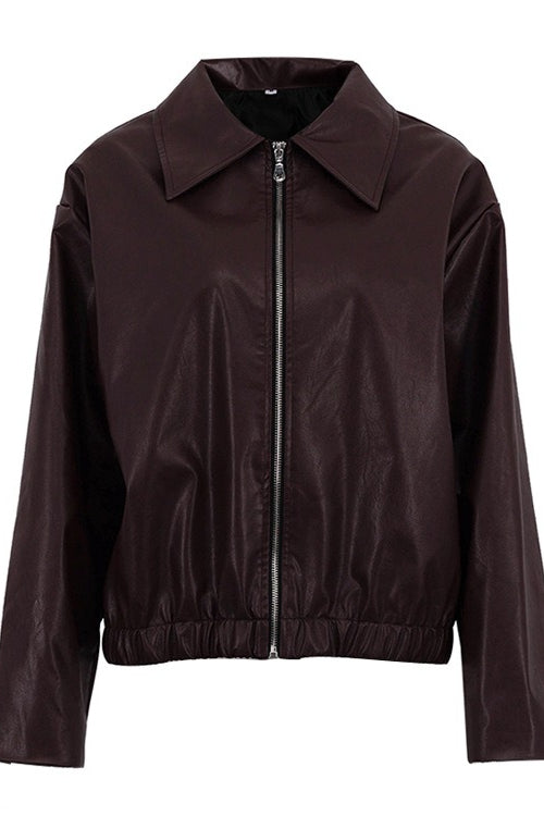 Lune London | PU Leather Biker Jacket