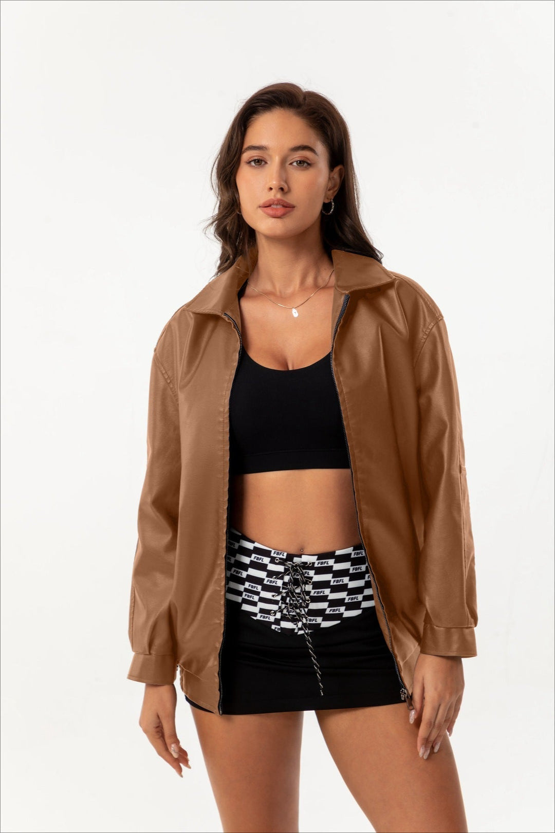 Lune London | Revers leather jacket