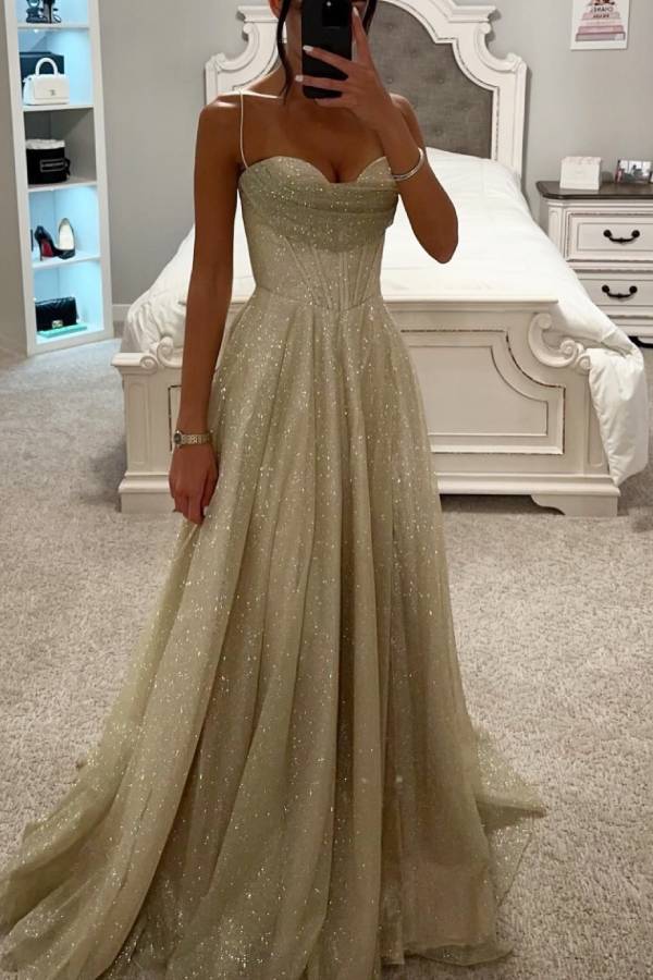 Lune London | Glitter Ball Gown with Lacing