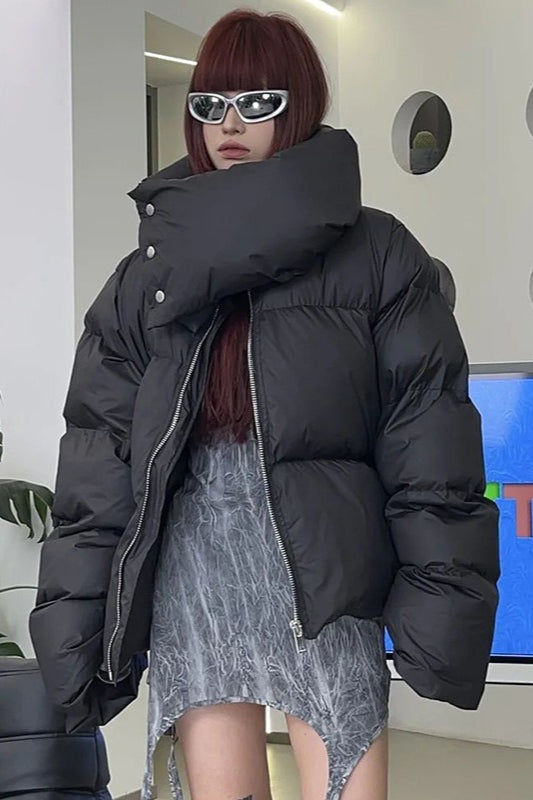 Lune London | Snapshot Neck Warmer Puffer Jacket