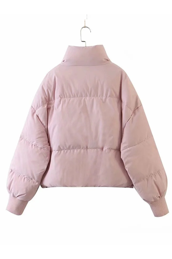 Lune London | Collars Zipper Pocket Thick Warm Cotton Jacket