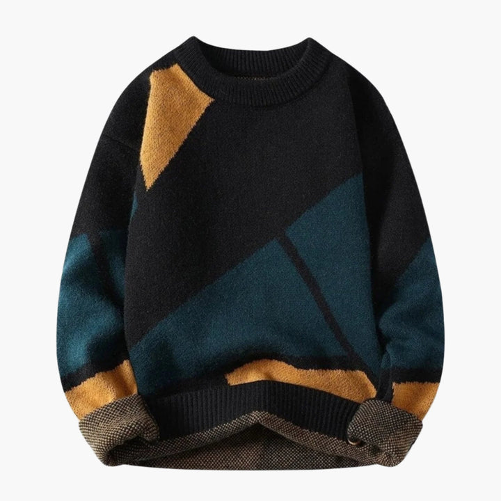 Lune London | Casual Sweater Knitted sweater with modern print for everyday and leisure