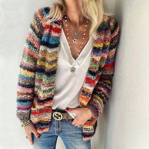Lune London | Multicolored Warm Cardigan for Women