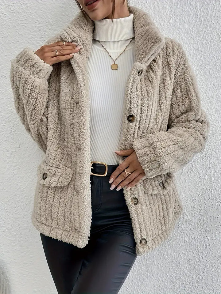 Lune London | Reversible velvet button cardigan