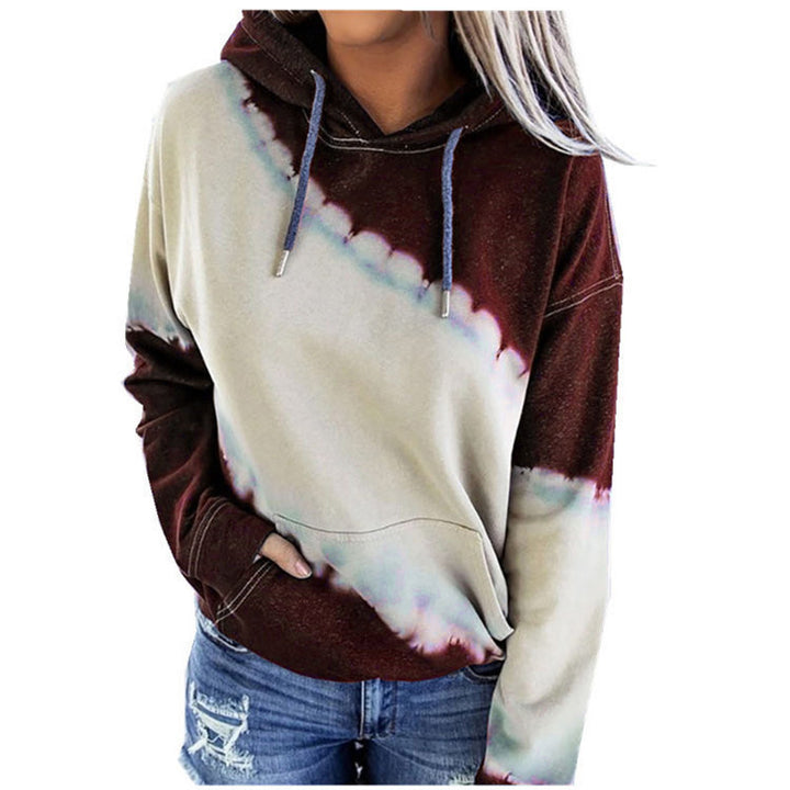 Women's hoodie with modern color gradient and comfortable cut Lune London