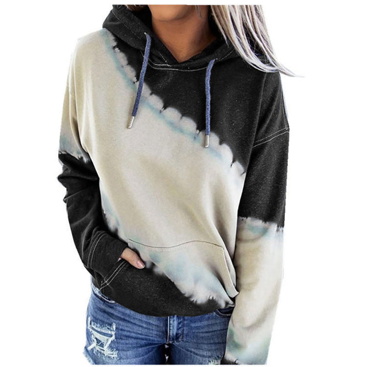 Women's hoodie with modern color gradient and comfortable cut Lune London