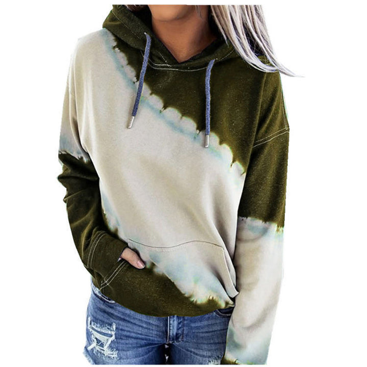 Women's hoodie with modern color gradient and comfortable cut Lune London