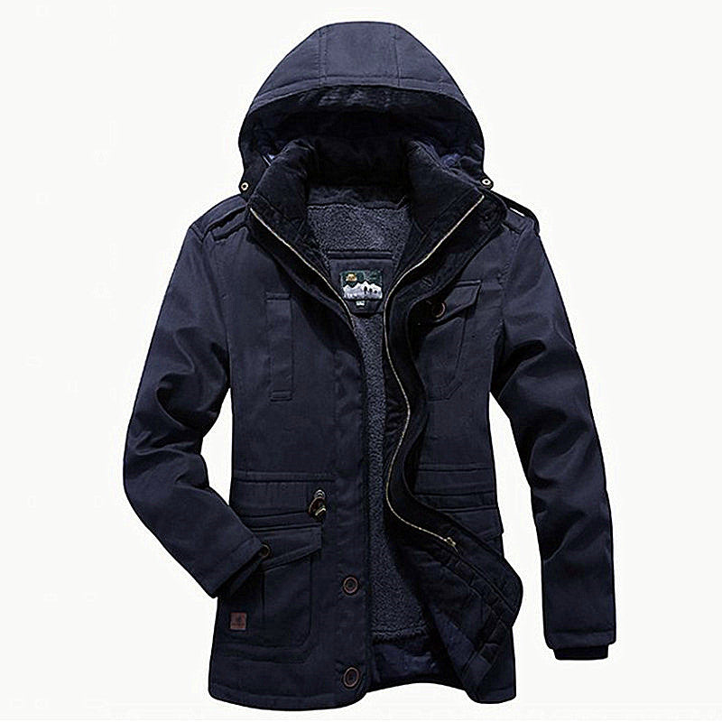 Functional transition jacket for men with high-quality fleece lining Lune London