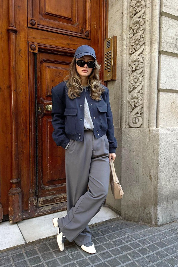Lune London | Woolen Baseball Jacket