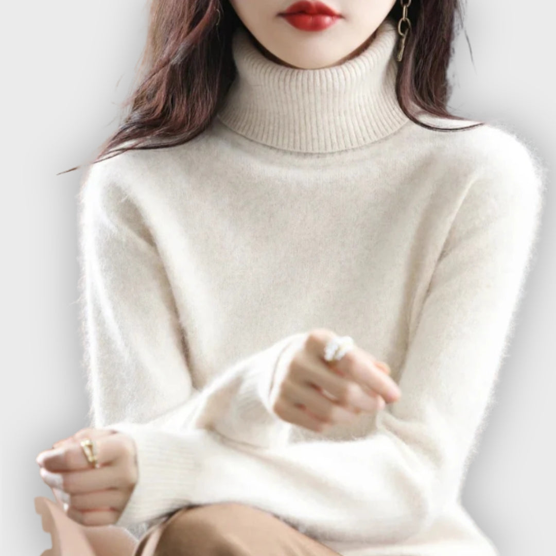Lune London | Cashmere Roll Neck Sweater