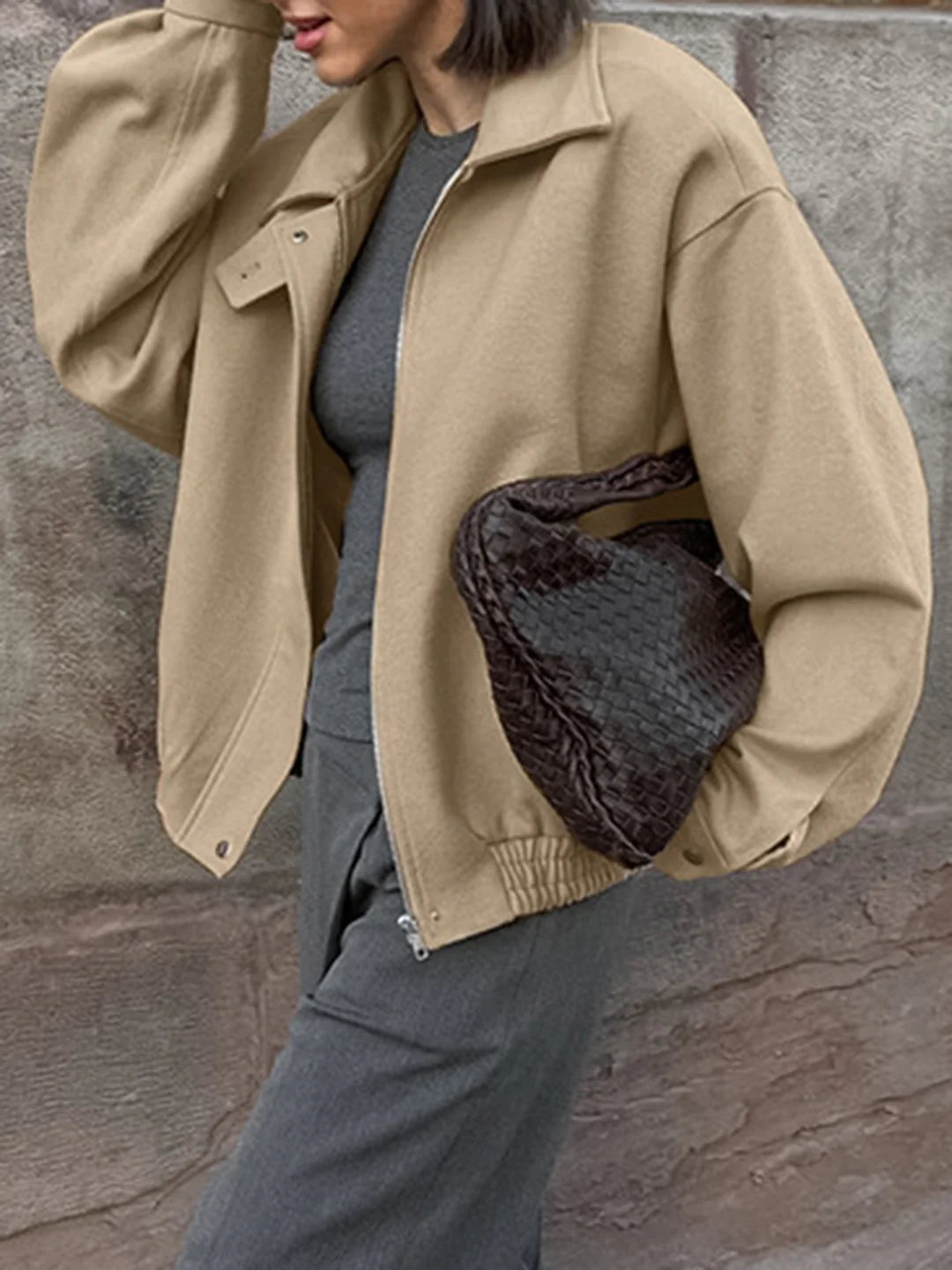 Lune London | Simple Zip Polo Jacket