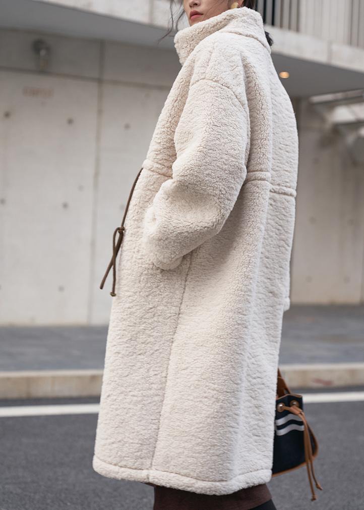 Lune London | nude Laine Coats Plus Sizes Winter Coat High Collar Drawstring Jackets (Limited Stock)