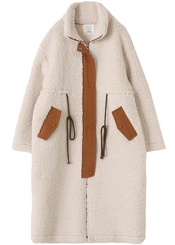 Lune London | nude Laine Coats Plus Sizes Winter Coat High Collar Drawstring Jackets (Limited Stock)