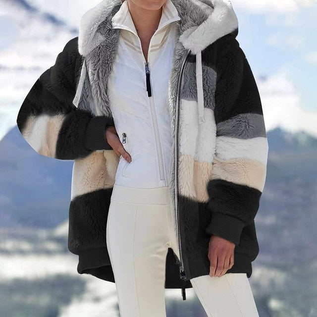 Lune London | Fleece jacket with hood