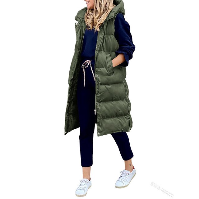 Lune London | Veste sans manches longue pour femmes