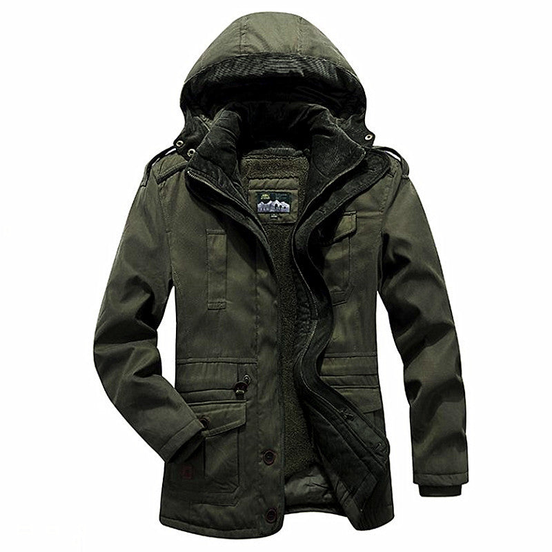 Functional transition jacket for men with high-quality fleece lining Lune London