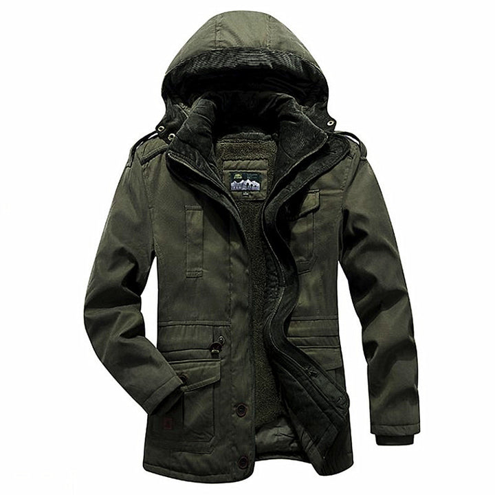Functional transition jacket for men with high-quality fleece lining Lune London