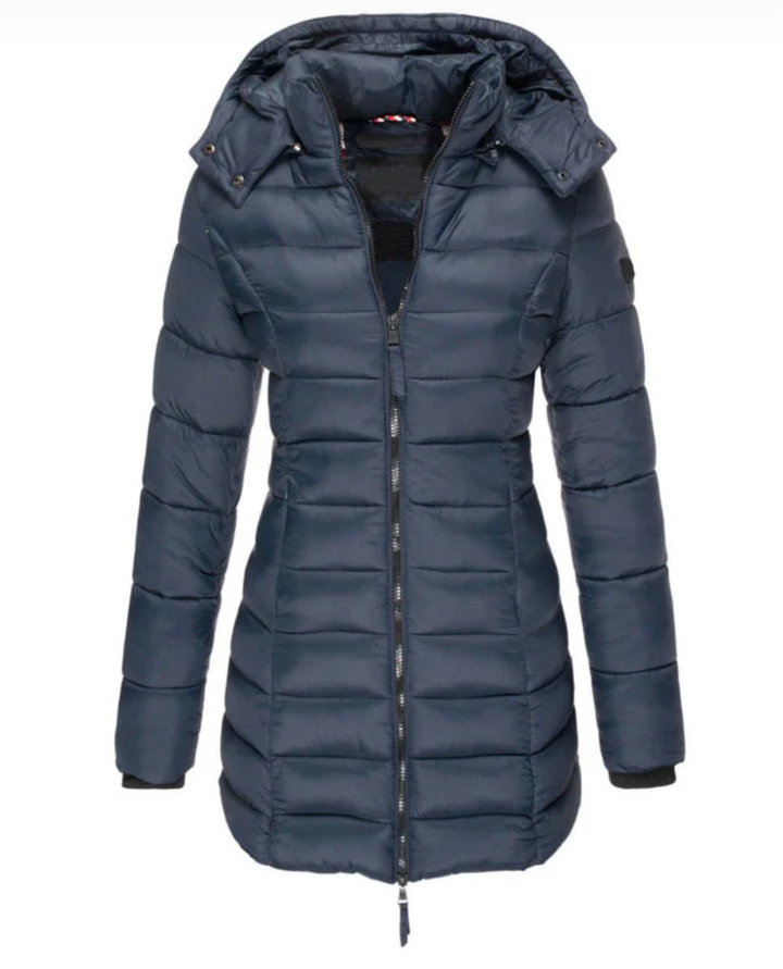 Lune London Elisa - The best and coziest down jacket with hood and zip closure