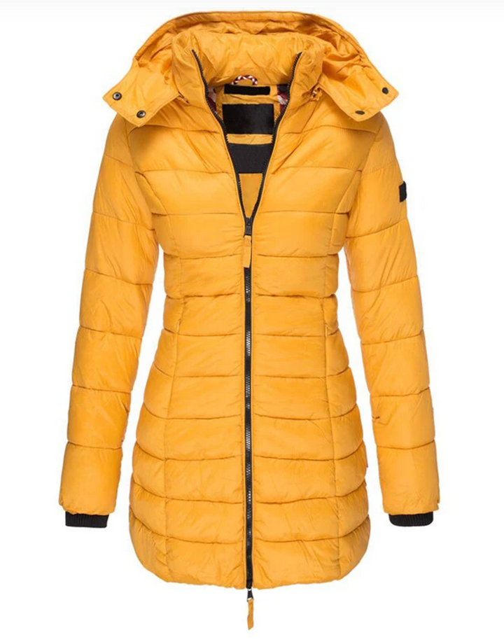 Lune London Elisa - The best and coziest down jacket with hood and zip closure