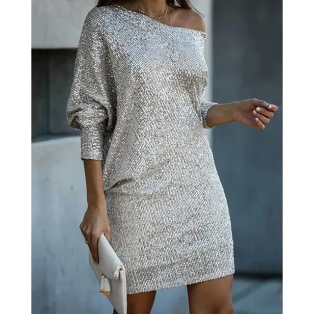 Lune London | Party sequin dress with contrast