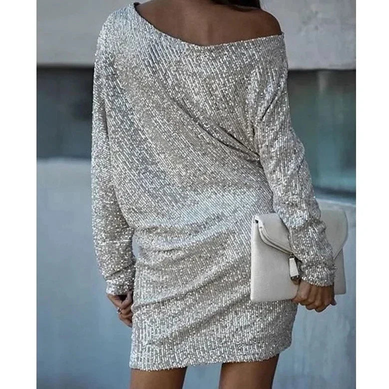 Lune London | Party sequin dress with contrast