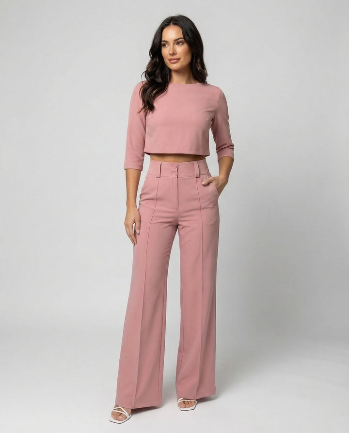 Women’s Elegant Tailored Autumn Pants Set with Chic Fit | Lune London