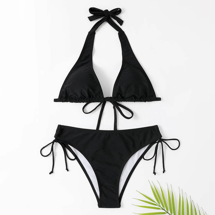 Lune London | Classic Black Halter Bikini