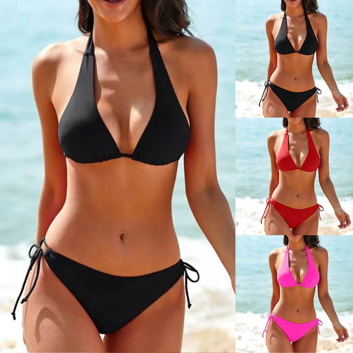 Lune London | Classic Black Halter Bikini