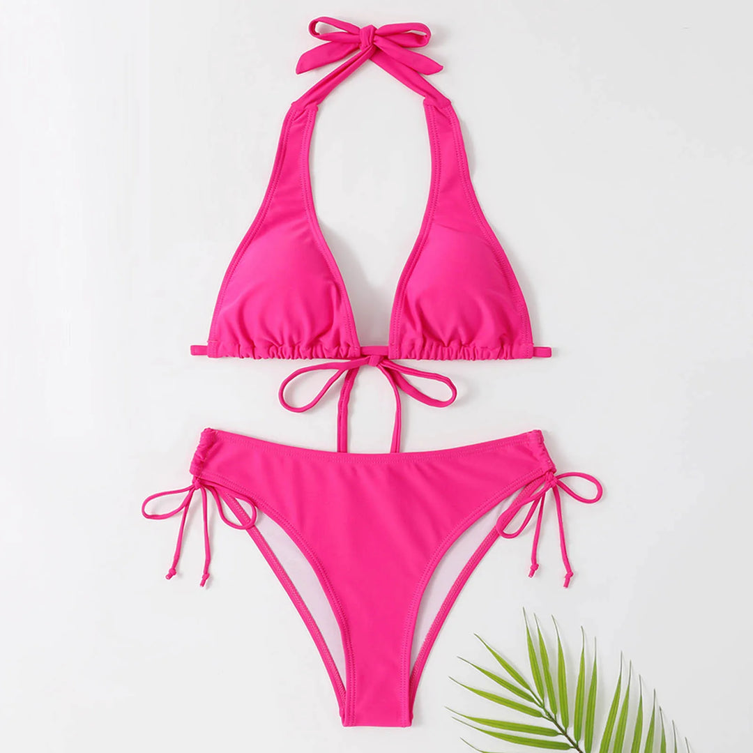 Lune London | Classic Black Halter Bikini