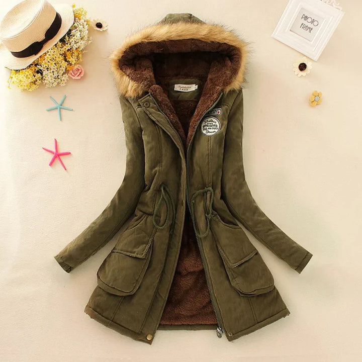 Lune London | Warm Padded Winter Jacket with Hood for Women
