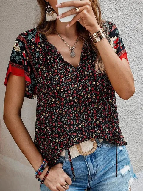 Lune London | V-neck Casual Top for Women