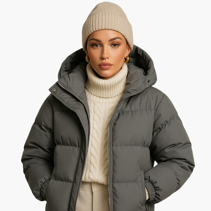 Lune London | Puffer Parka - Winter coat with hood, down insulation, waterproof, Urban Outdoor