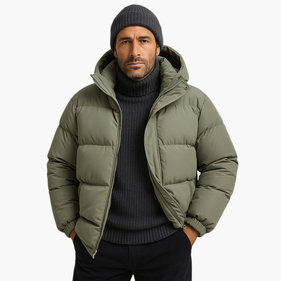Lune London | Puffer Parka - Winter coat with hood, down insulation, waterproof, Urban Outdoor