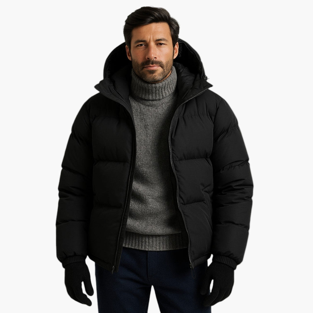 Lune London | Puffer Parka - Winter coat with hood, down insulation, waterproof, Urban Outdoor