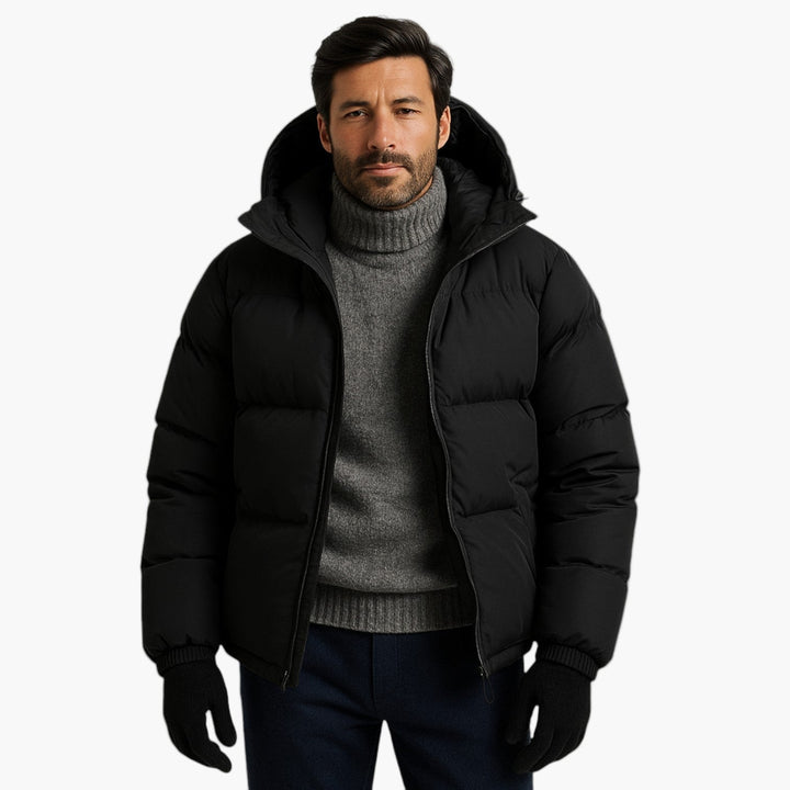 Lune London | Puffer Parka - Winter coat with hood, down insulation, waterproof, Urban Outdoor