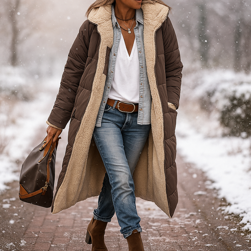 Women’s Padded Winter Jacket with Warm Lining & Lightweight Design | Lune London
